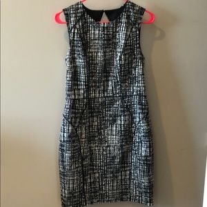 Black and white dress